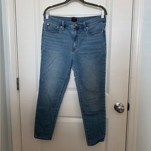 J. Crew Women’s 9” High-Raise Skinny Jeans Medium Wash Size 31 Petite